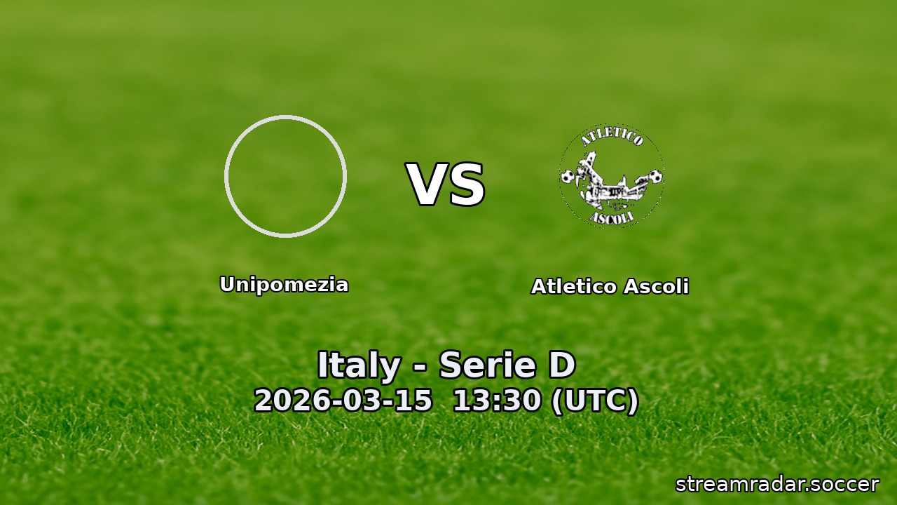 Unipomezia vs Atletico Ascoli