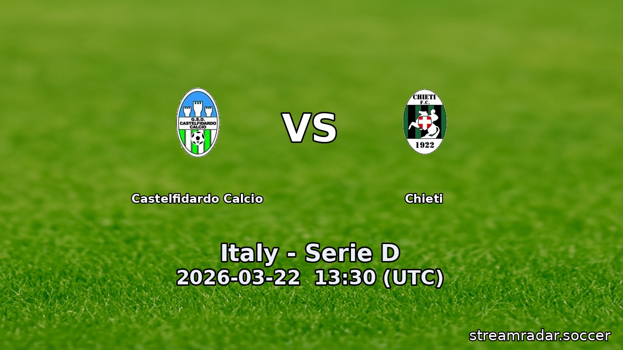 Castelfidardo Calcio vs Chieti