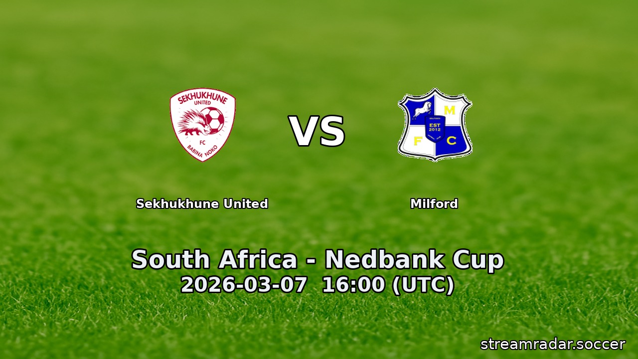 Sekhukhune United vs Milford