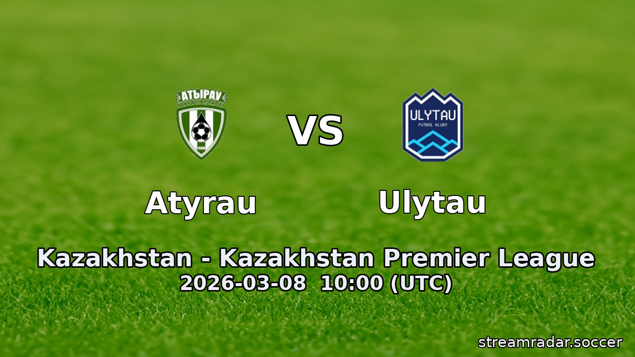 Atyrau vs Ulytau