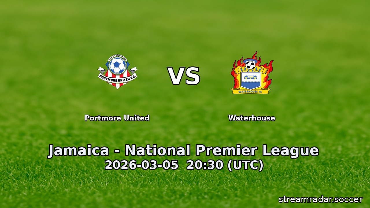 Portmore United vs Waterhouse
