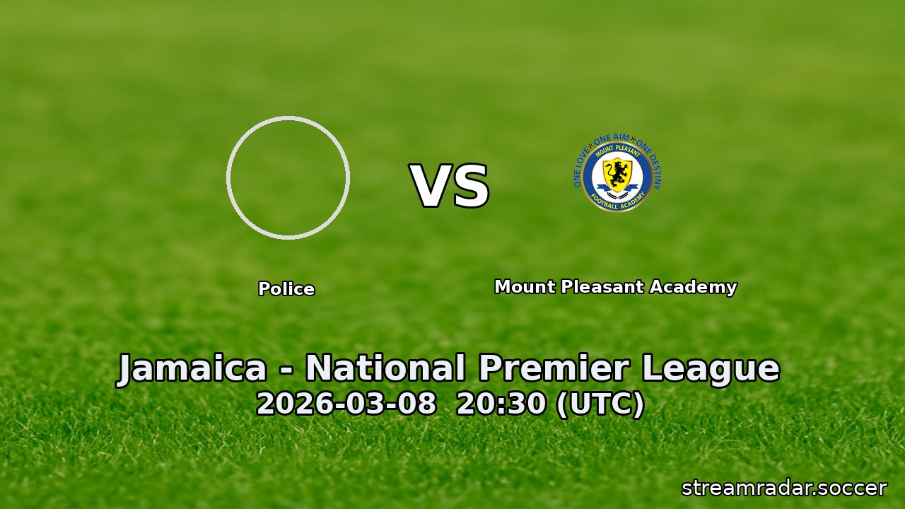 Police vs Mount Pleasant Academy