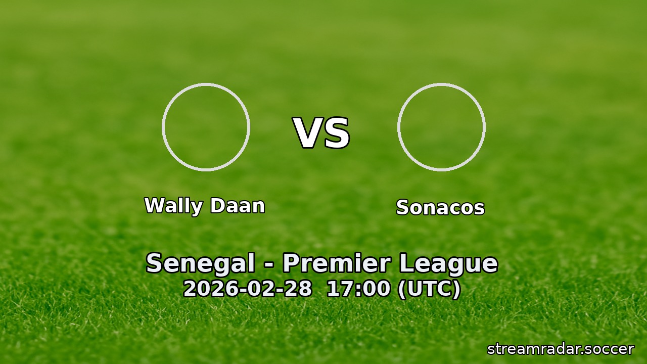 Wally Daan vs Sonacos