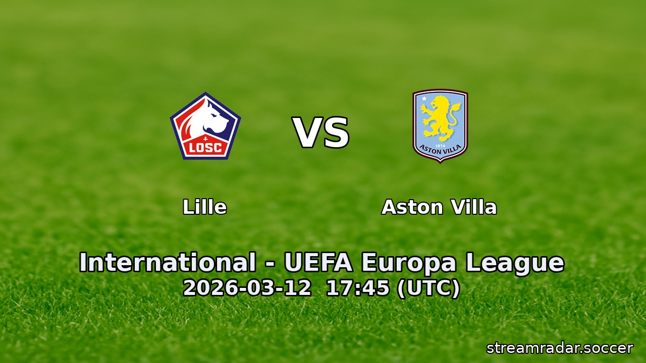 Lille vs Aston Villa