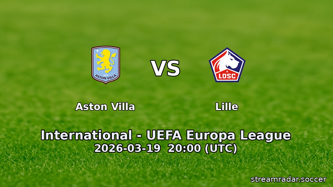 Aston Villa vs Lille