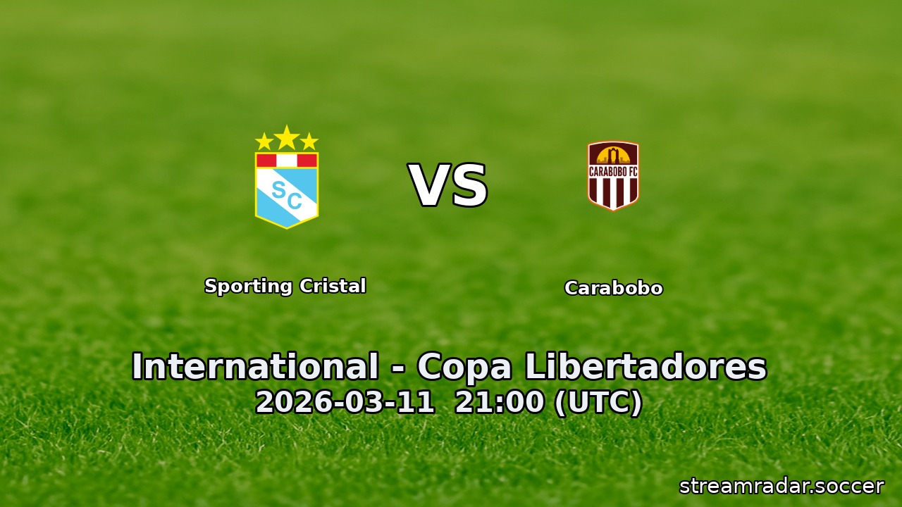 Sporting Cristal vs Carabobo