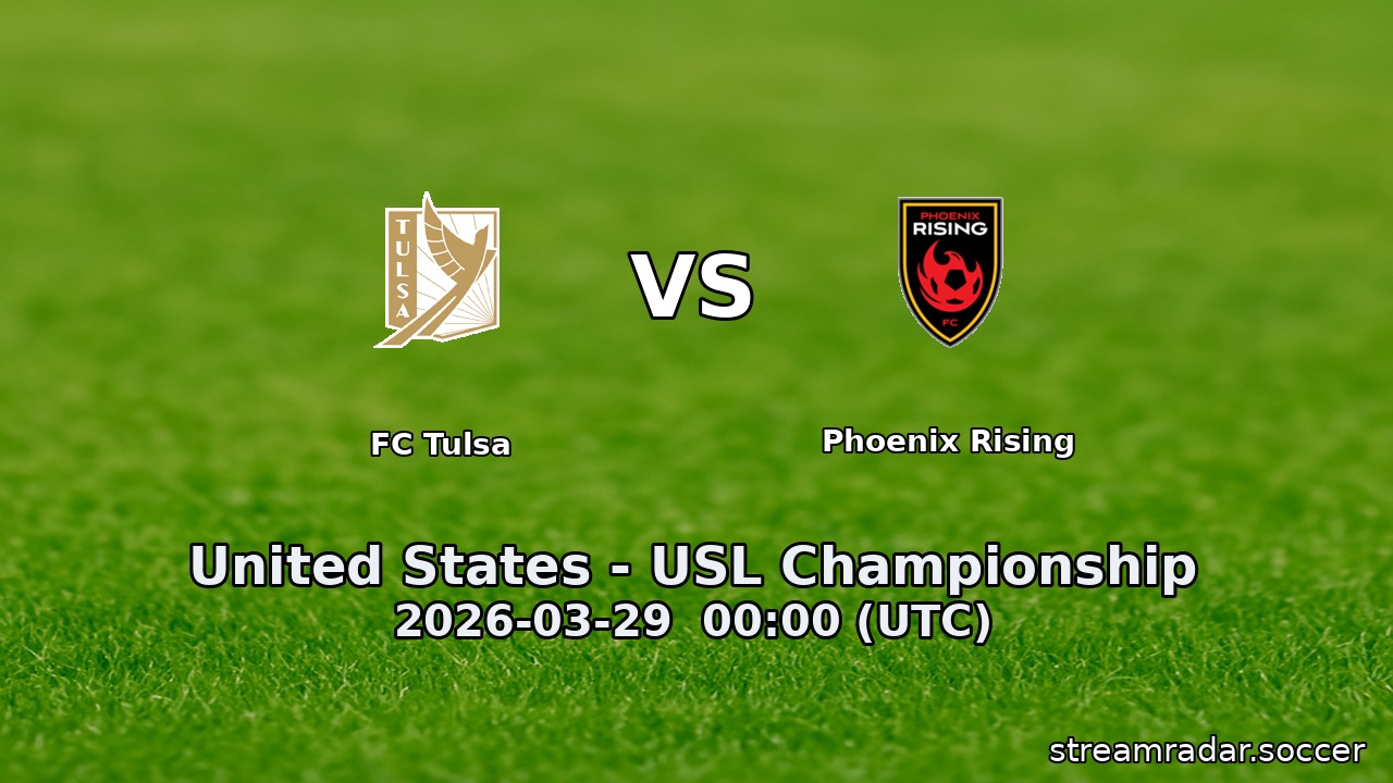 FC Tulsa vs Phoenix Rising