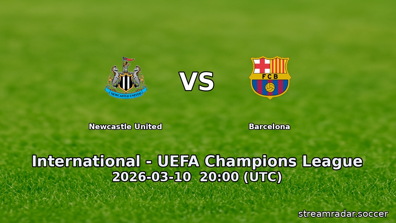 Newcastle United vs Barcelona