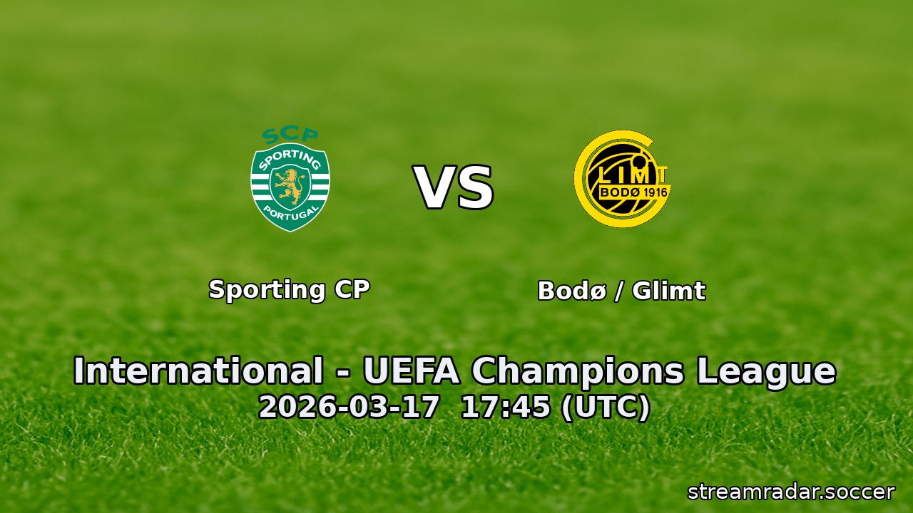 Sporting CP vs Bodø / Glimt
