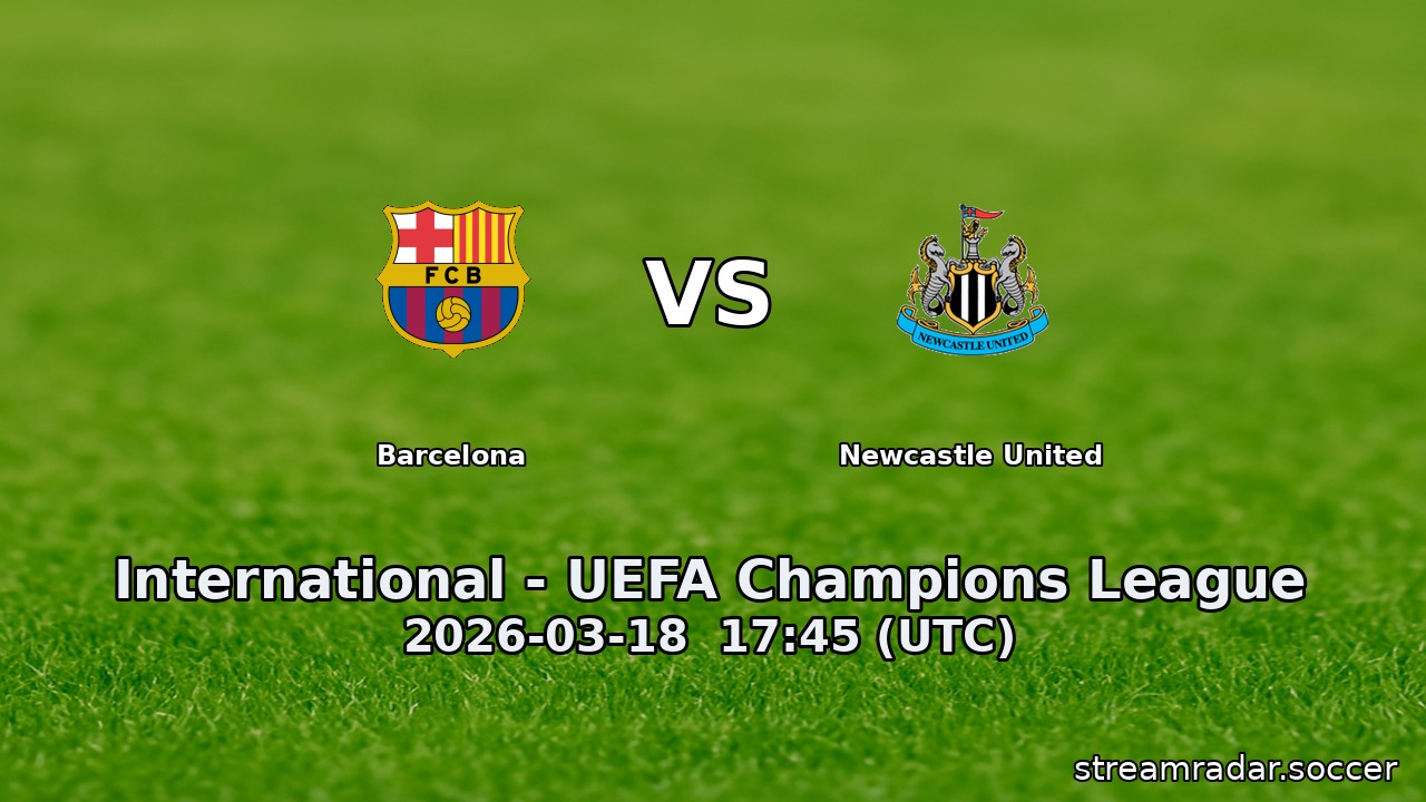 Barcelona vs Newcastle United