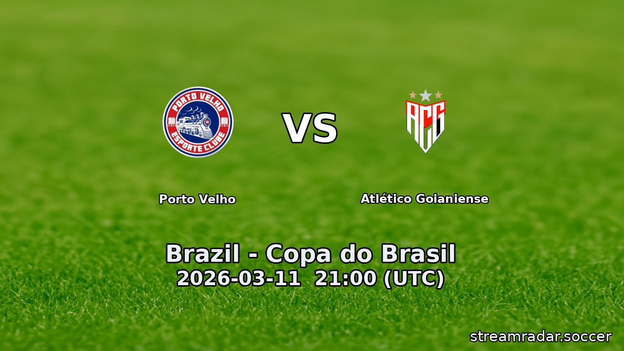 Porto Velho vs Atlético Goianiense