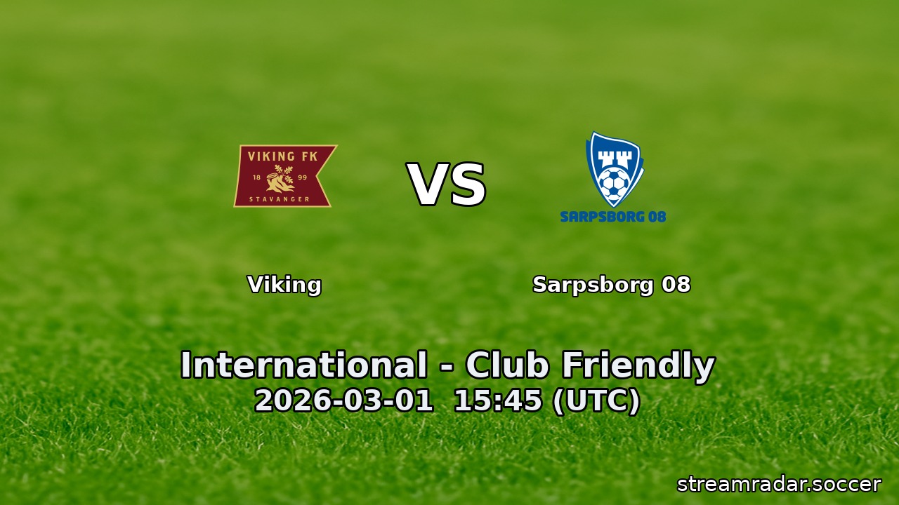 Viking vs Sarpsborg 08