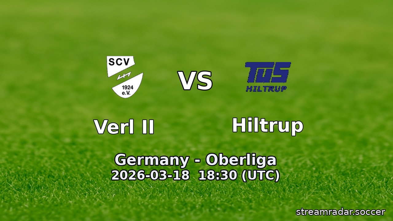 Verl II vs Hiltrup