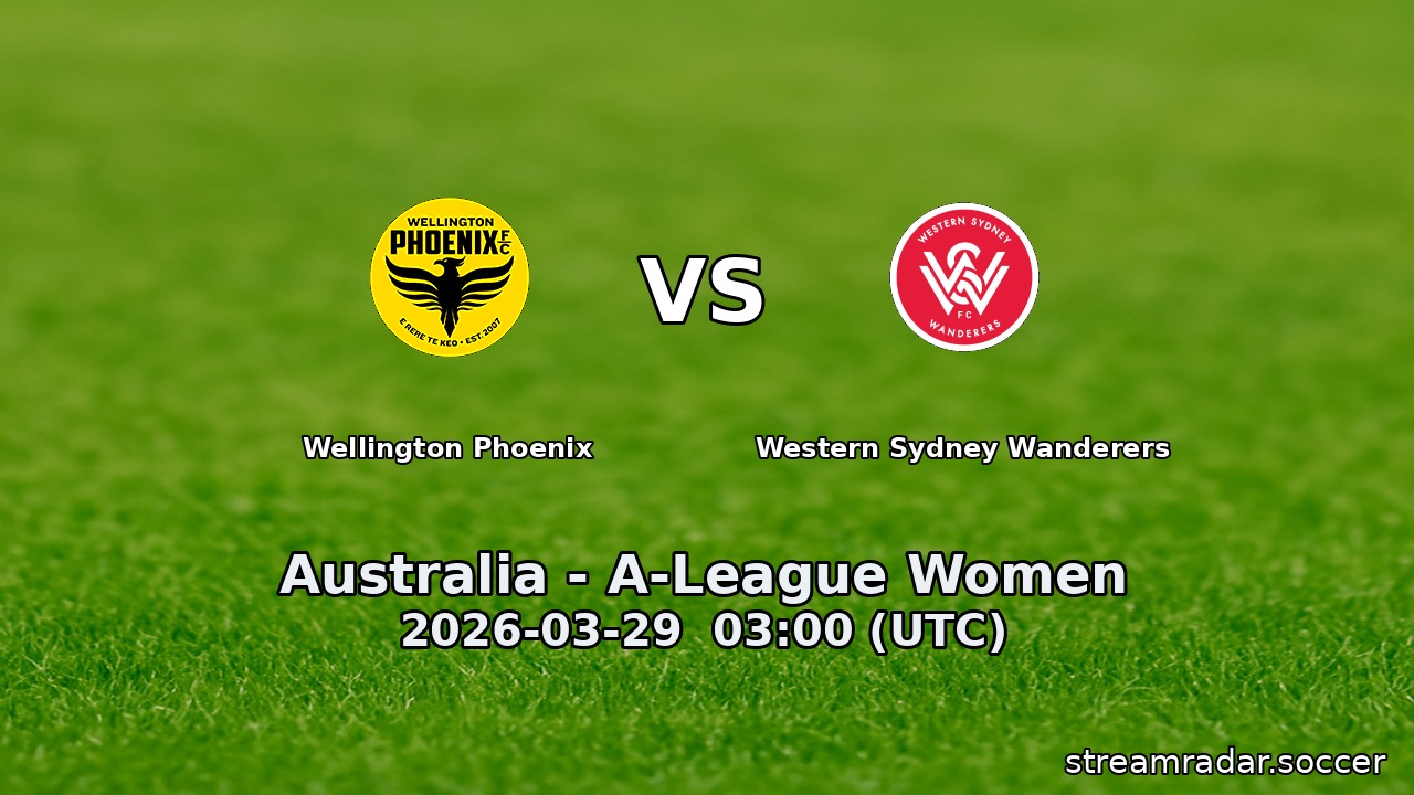 Wellington Phoenix vs Western Sydney Wanderers