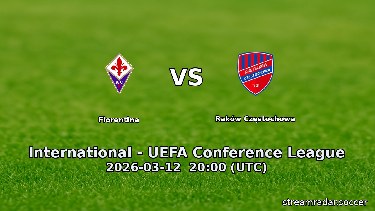 Fiorentina vs Raków Częstochowa
