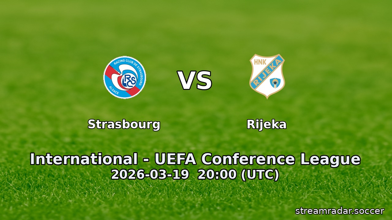 Strasbourg vs Rijeka