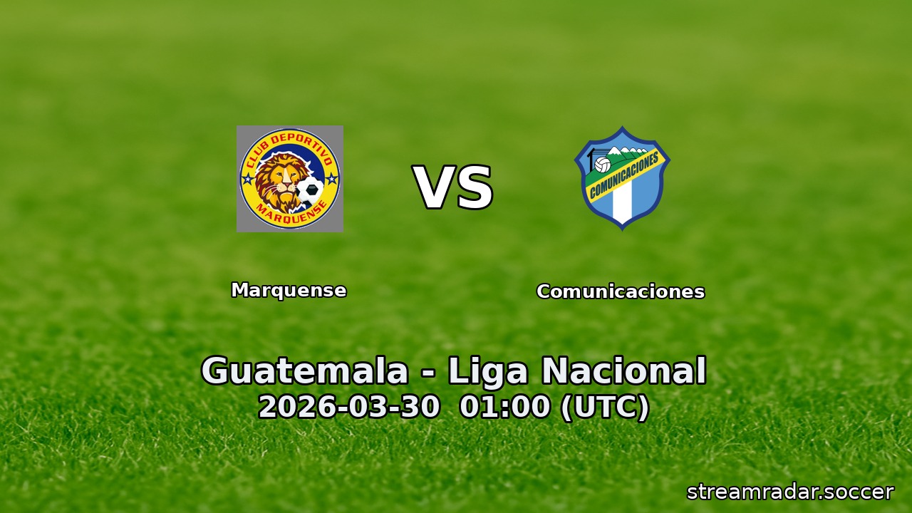 Marquense vs Comunicaciones