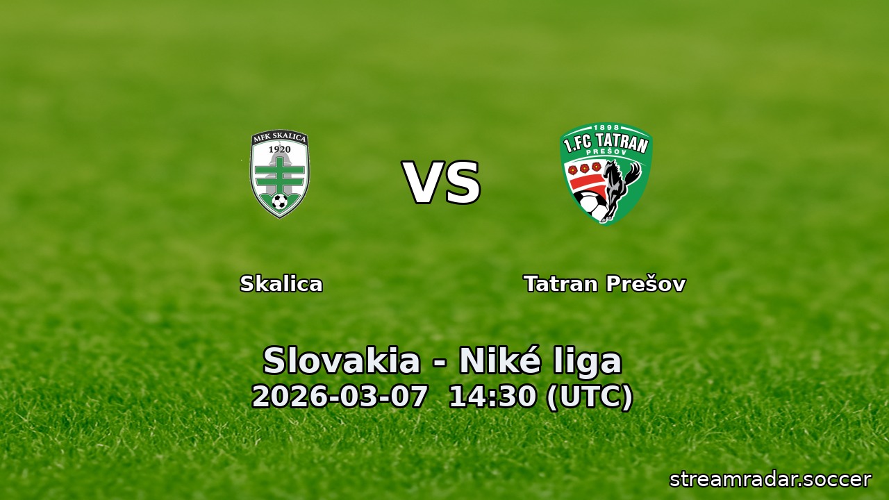 Skalica vs Tatran Prešov