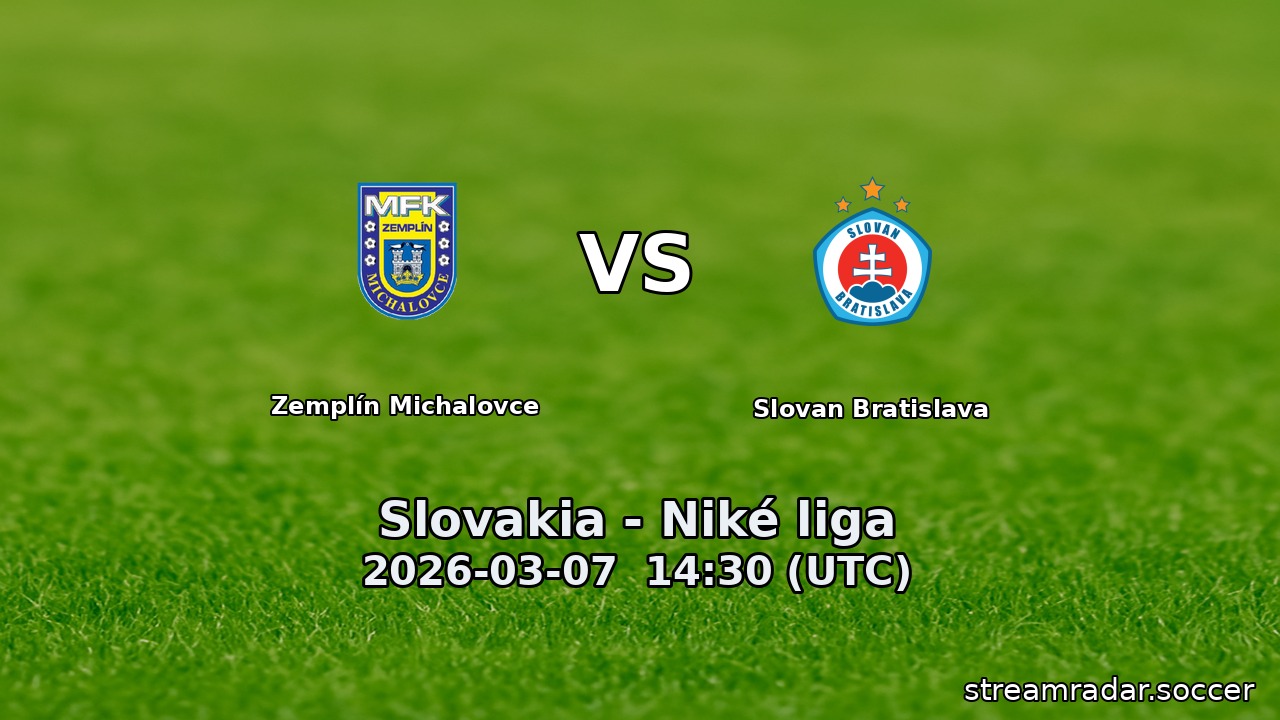 Zemplín Michalovce vs Slovan Bratislava