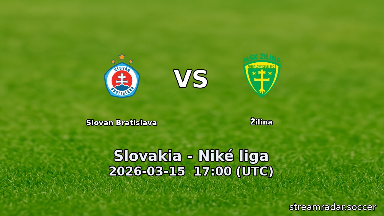 Slovan Bratislava vs Žilina