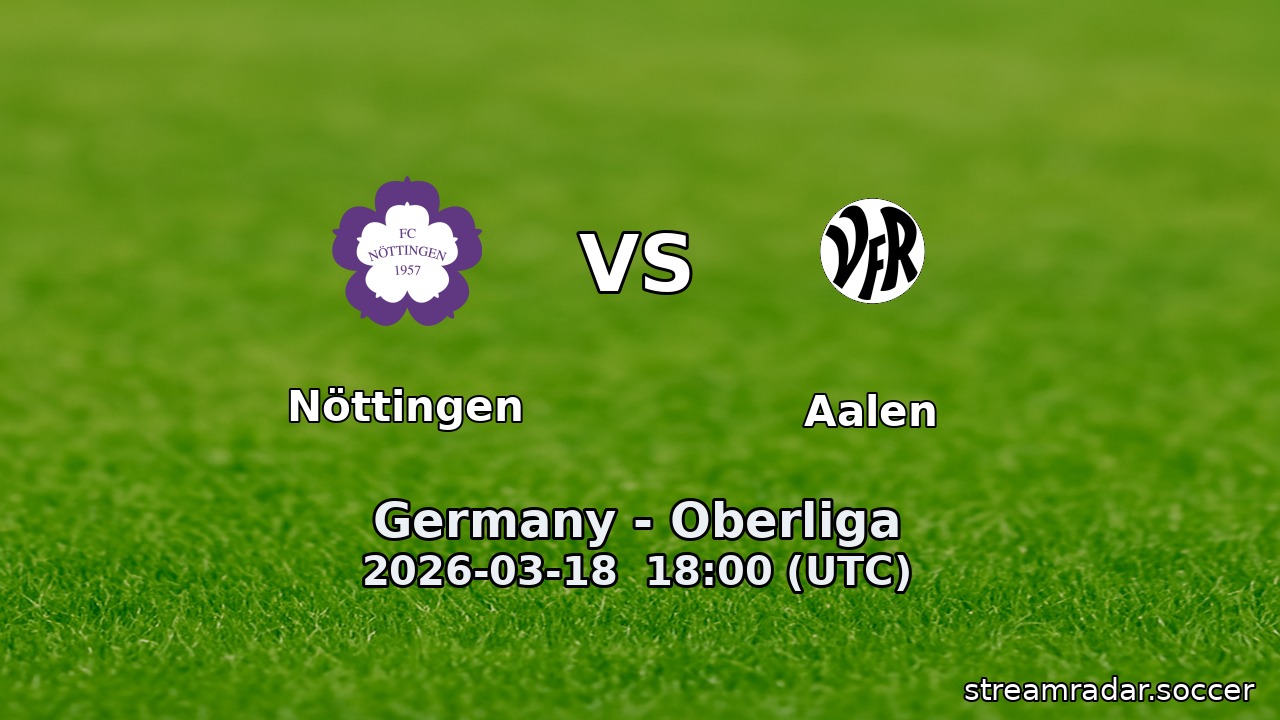 Nöttingen vs Aalen