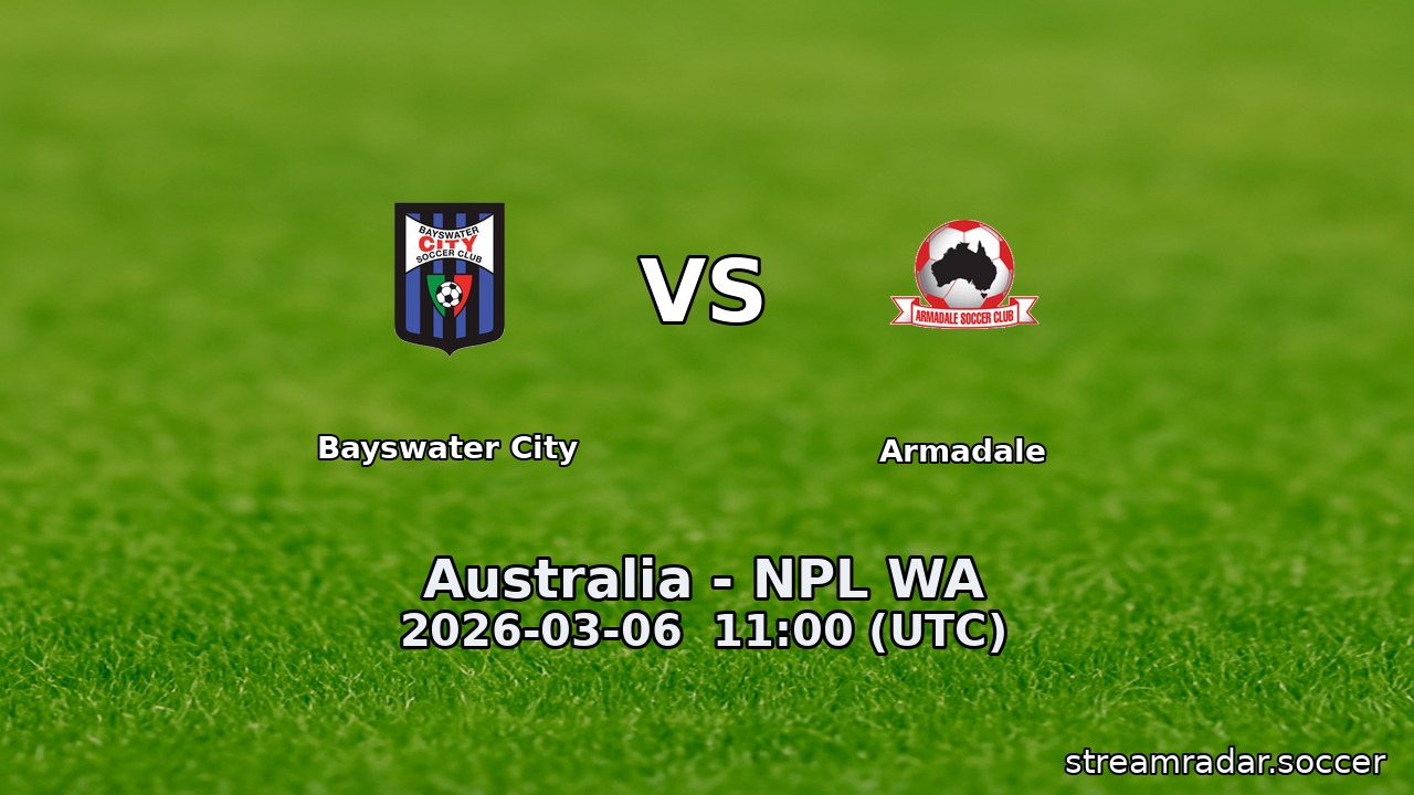 Bayswater City vs Armadale