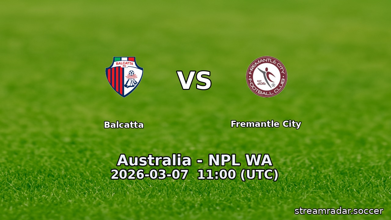 Balcatta vs Fremantle City