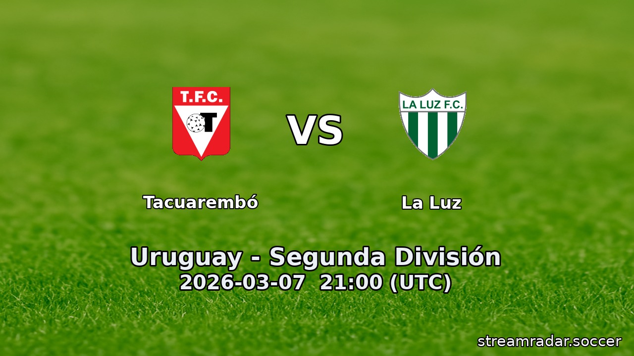 Tacuarembó vs La Luz