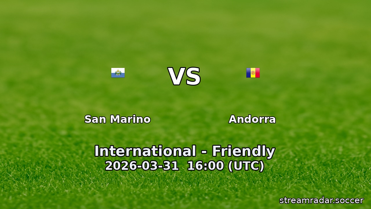 San Marino vs Andorra