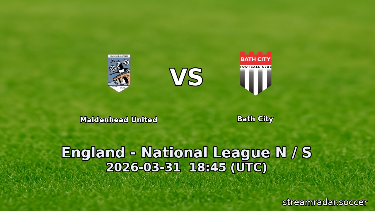 Maidenhead United vs Bath City