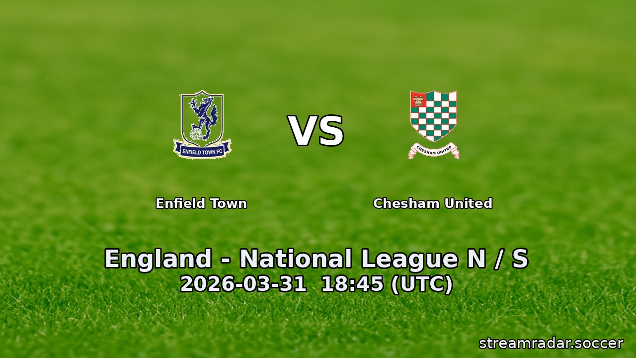 Enfield Town vs Chesham United