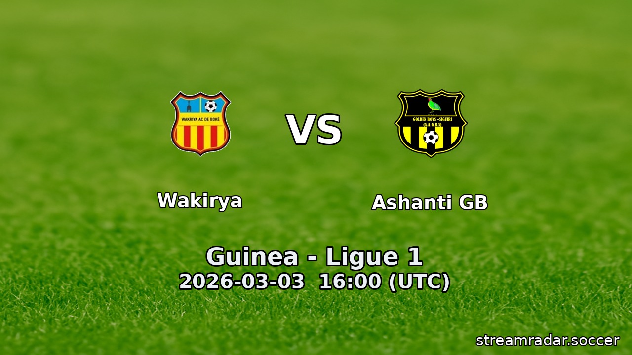 Wakirya vs Ashanti GB