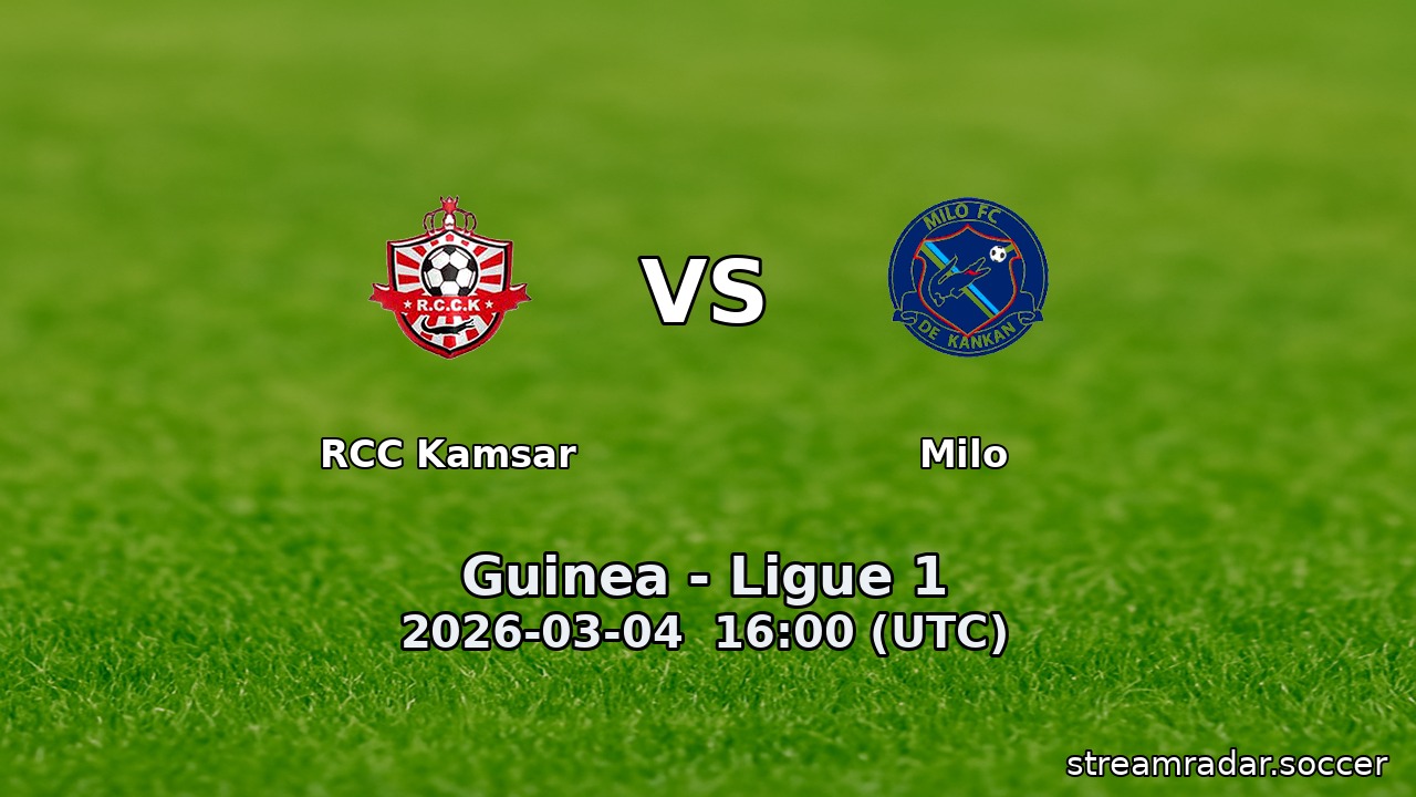 RCC Kamsar vs Milo