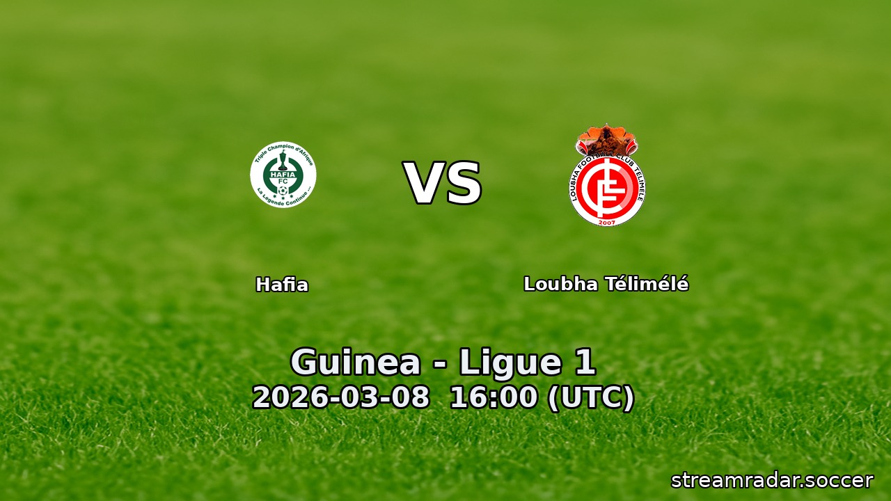 Hafia vs Loubha Télimélé