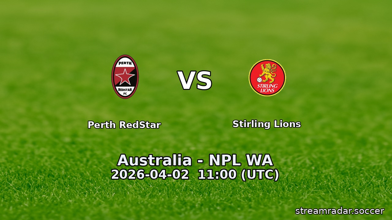 Perth RedStar vs Stirling Lions