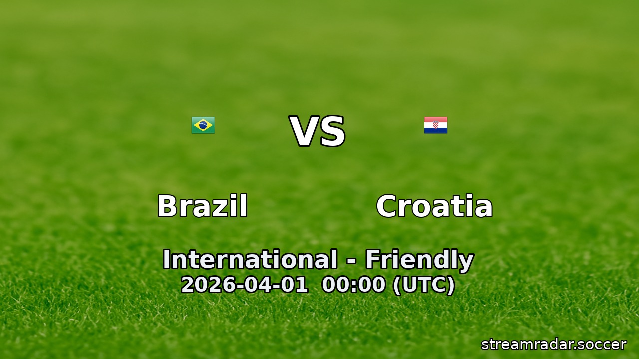Brazil vs Croatia
