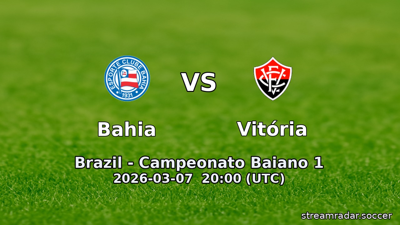 Bahia vs Vitória