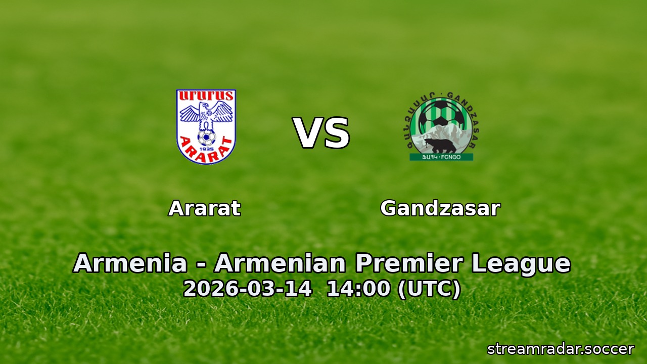 Ararat vs Gandzasar