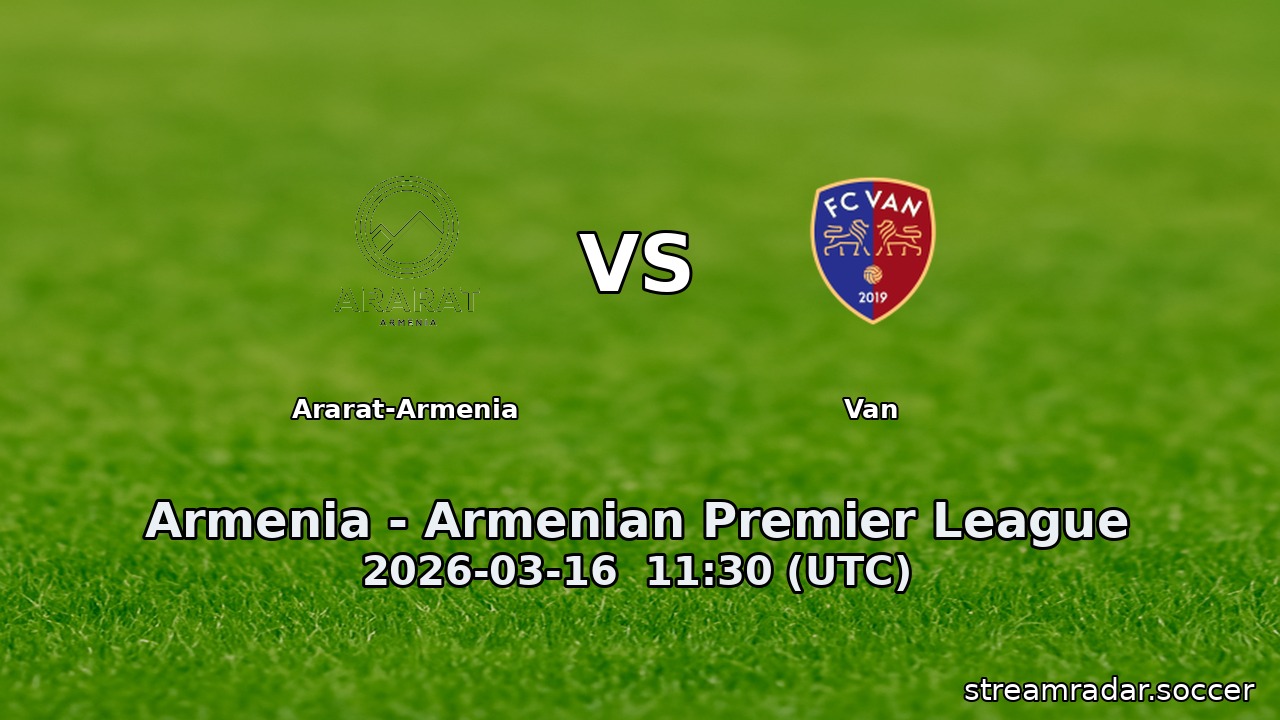 Ararat-Armenia vs Van