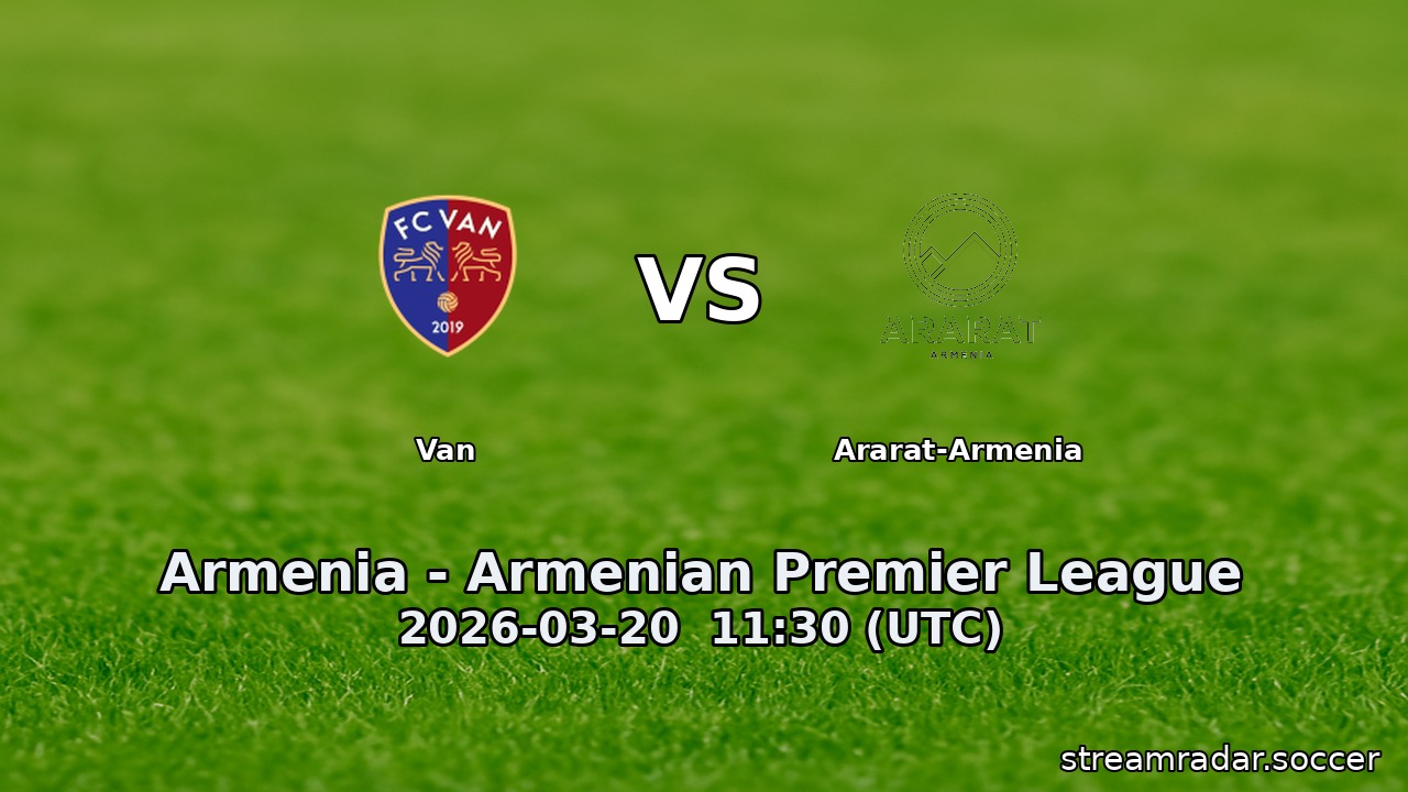 Van vs Ararat-Armenia