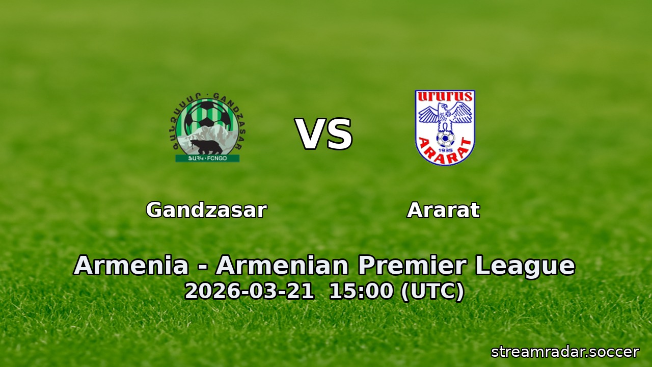 Gandzasar vs Ararat