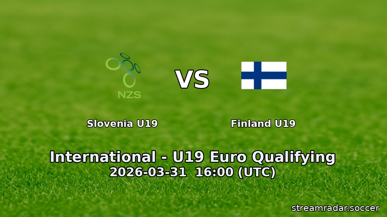 Slovenia U19 vs Finland U19