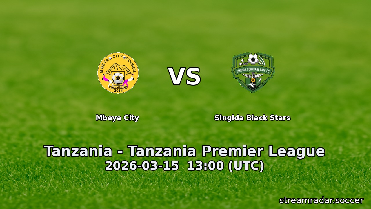 Mbeya City vs Singida Black Stars