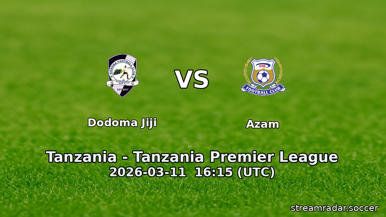 Dodoma Jiji vs Azam
