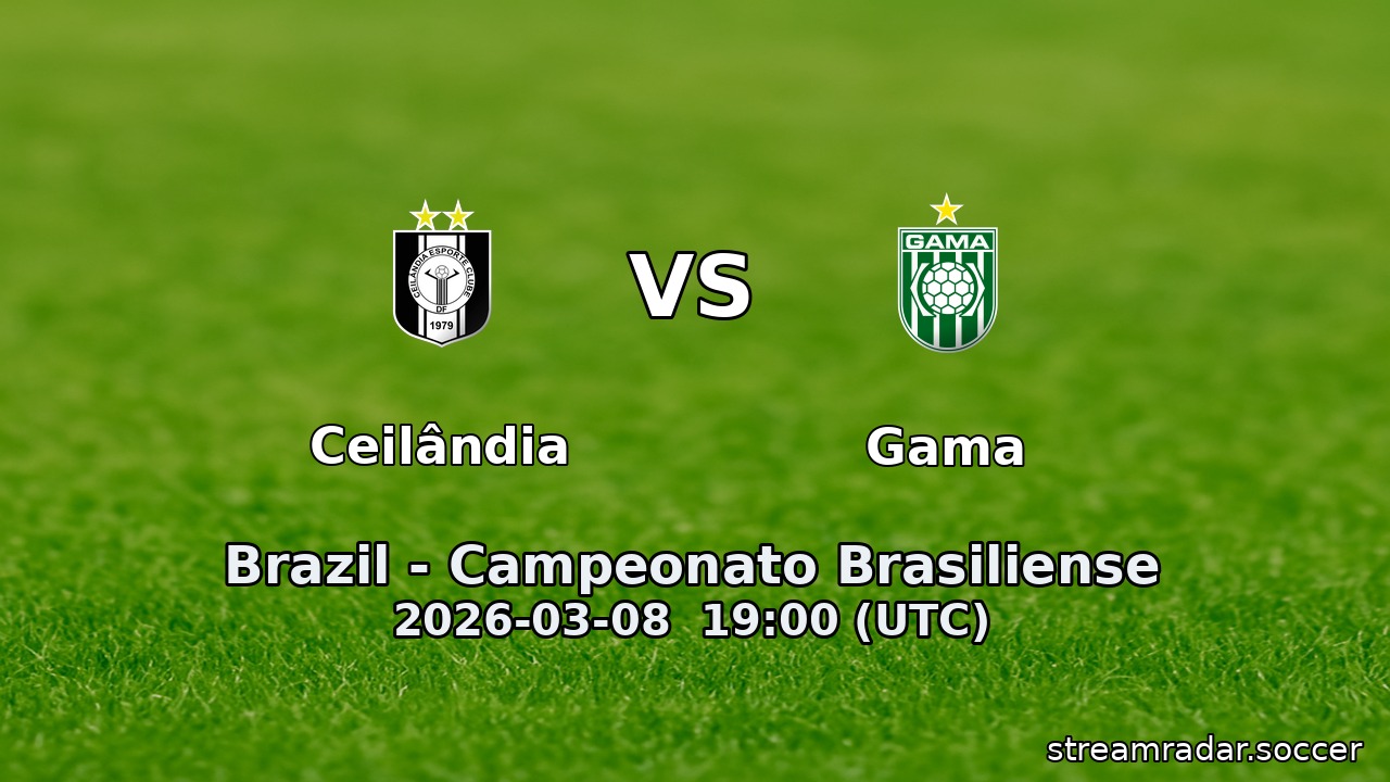 Ceilândia vs Gama