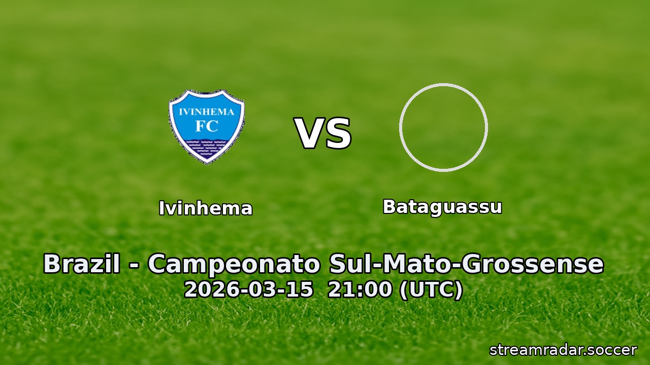 Ivinhema vs Bataguassu