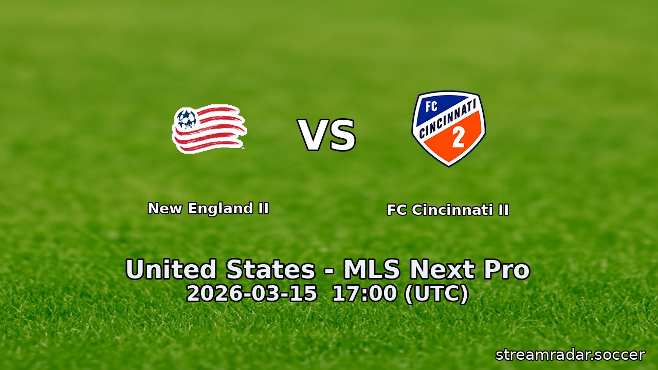 New England II vs FC Cincinnati II