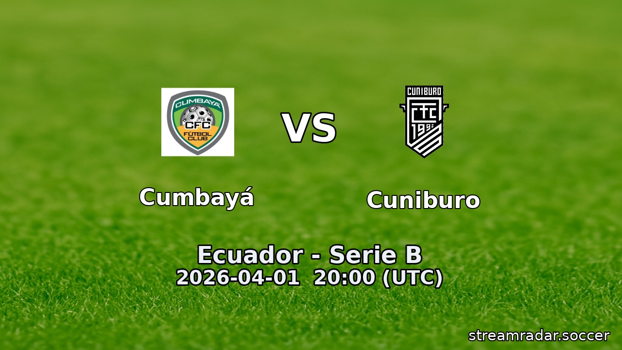 Cumbayá vs Cuniburo
