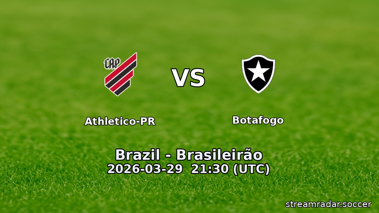 Athletico-PR vs Botafogo