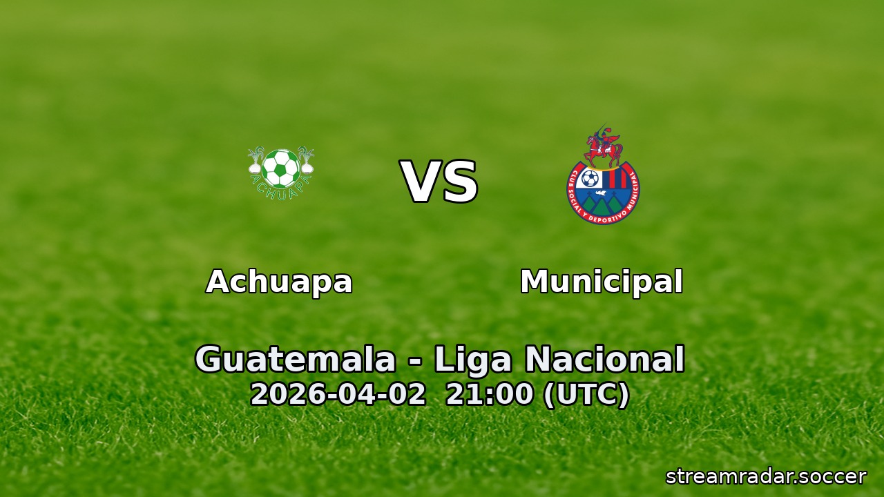 Achuapa vs Municipal